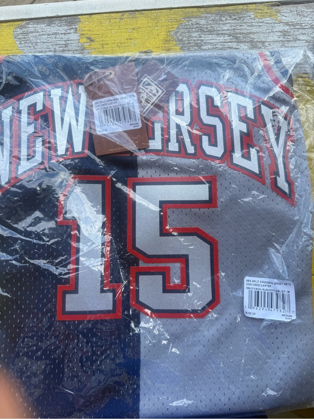 NBA Nets Vince Carter Swingman Jersey - Gray